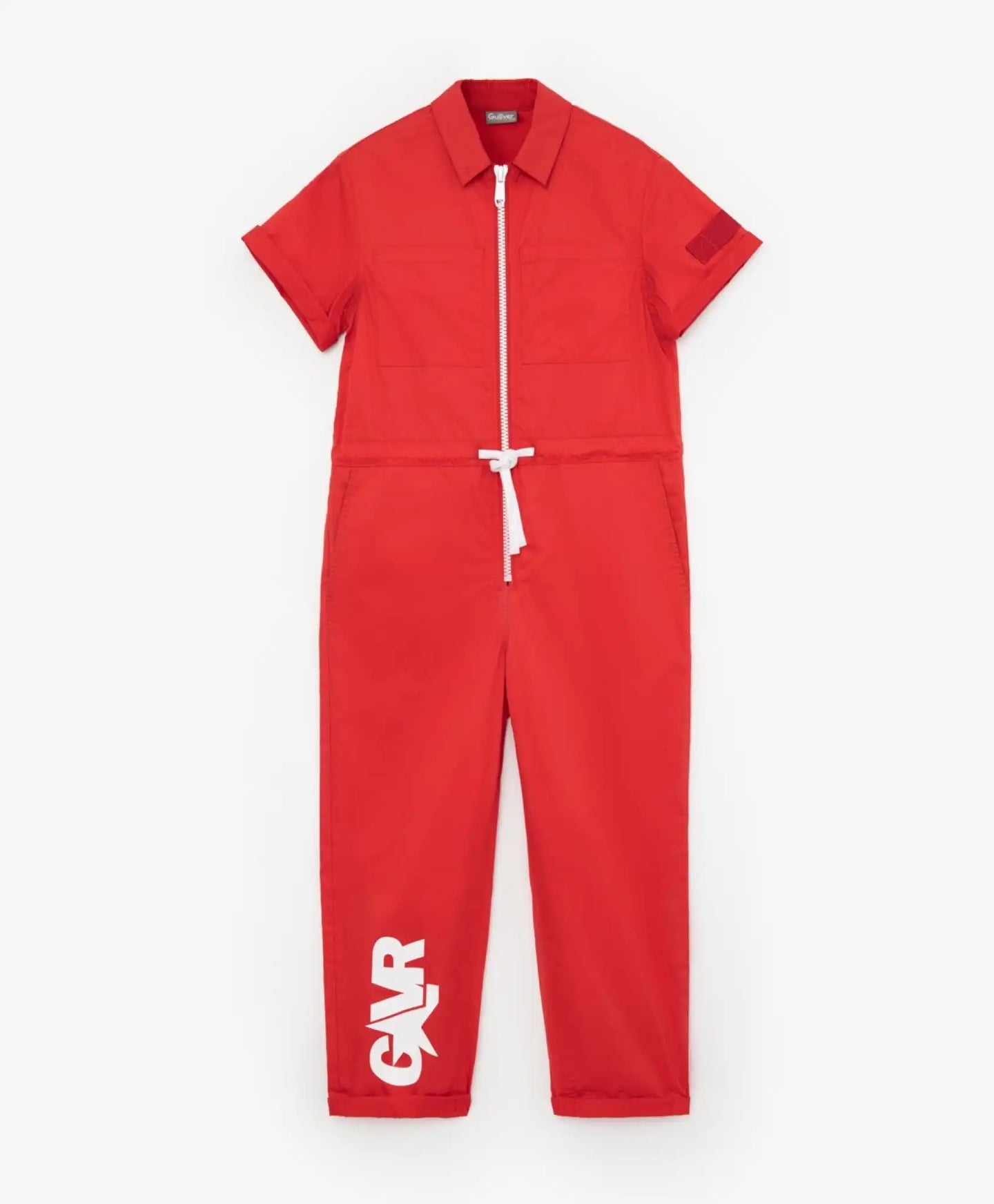 Гащеризон с къс ръкав с надпис червено Gulliver