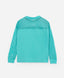 Тениска с дълъг ръкав плетена с мрежа тюркоаз Gulliver