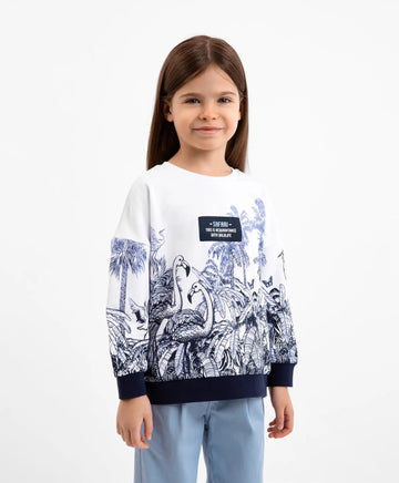 Овърсайз бял суичър, Gulliver