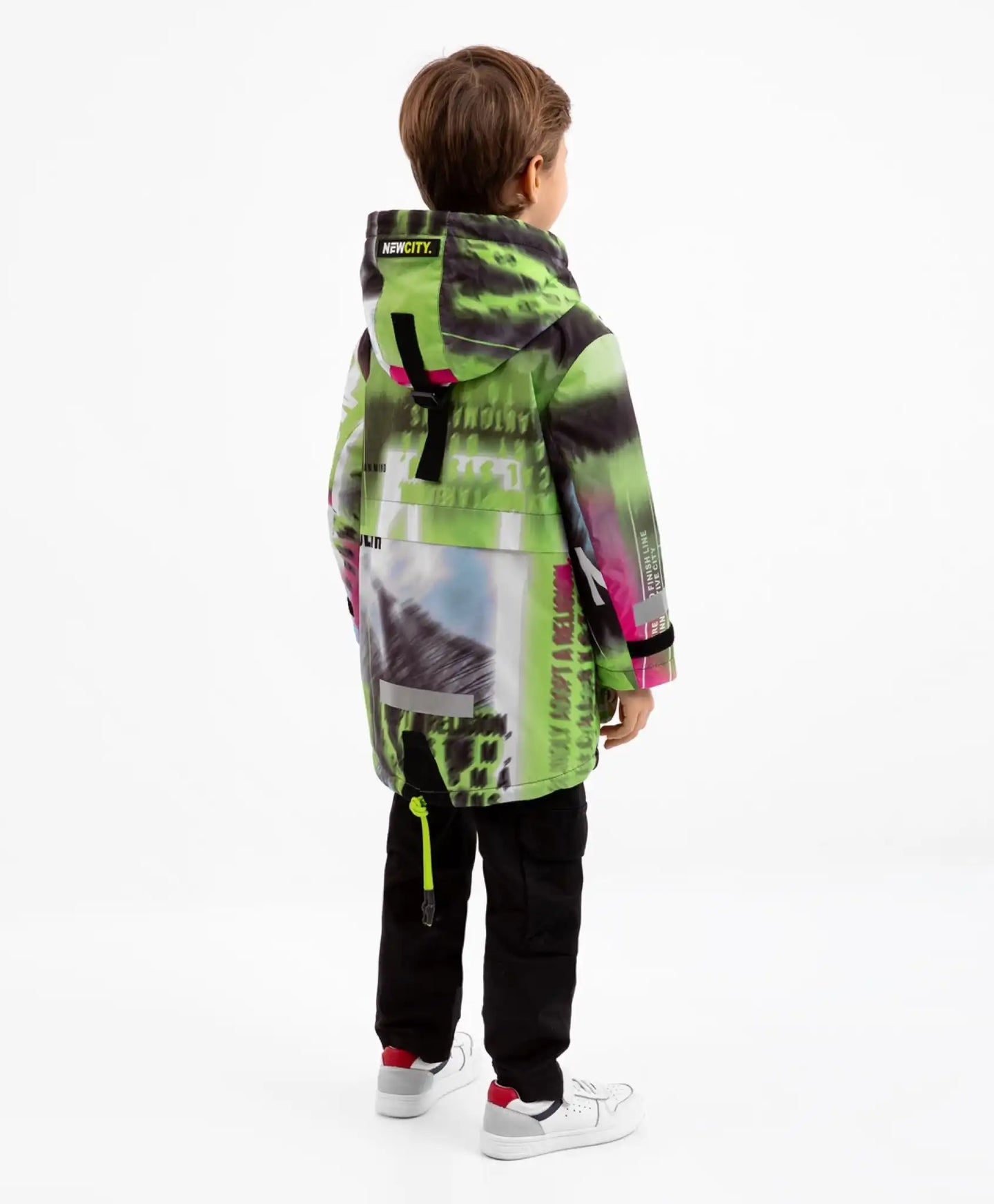 Многоцветно демисезонно яке с качулка, Gulliver