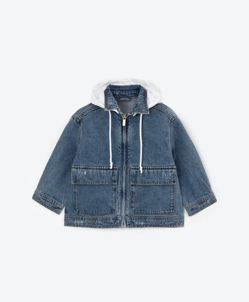 Дънково яке с качулка - cиньо, Gulliver