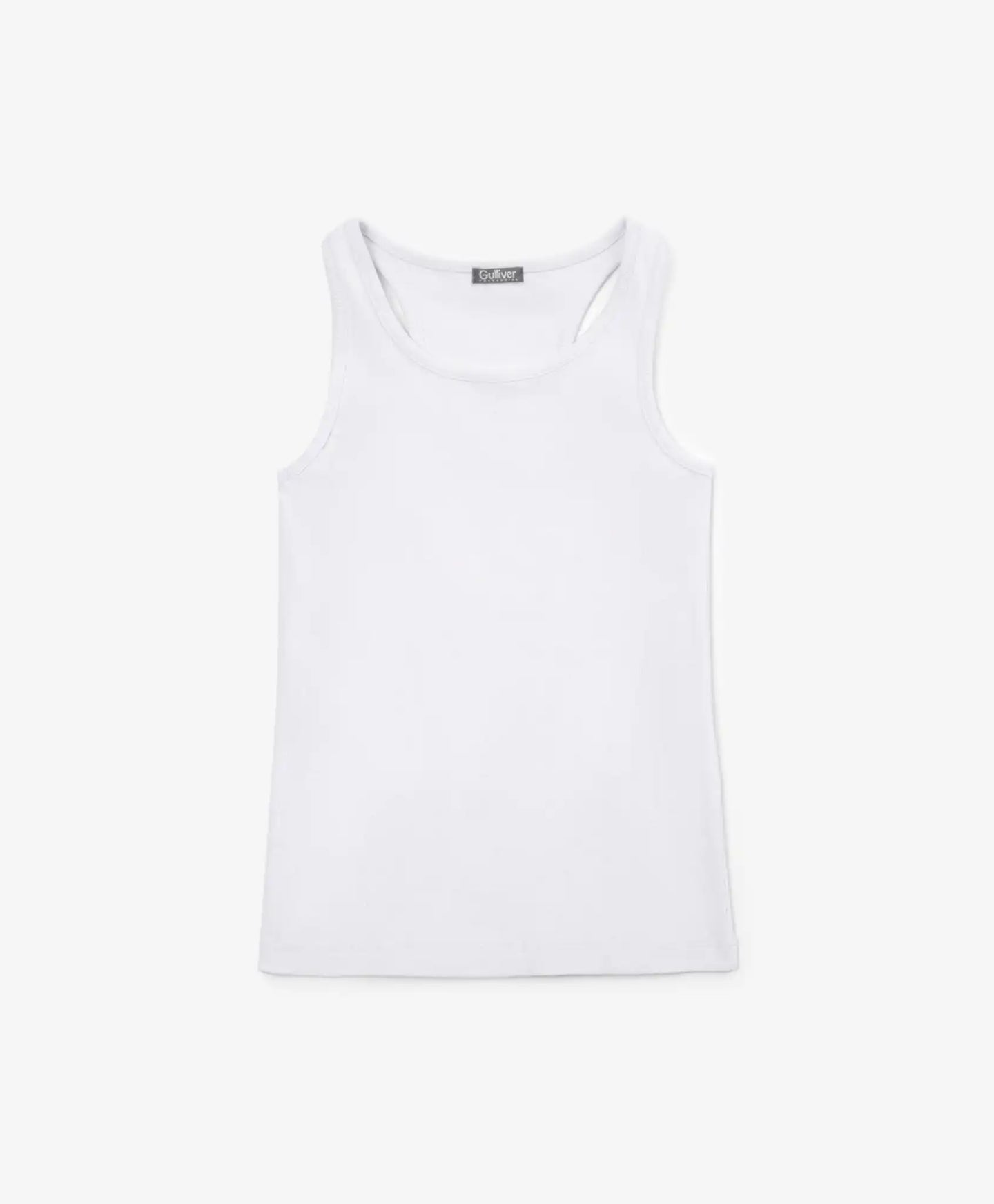 Трикотажен бял потник, Gulliver