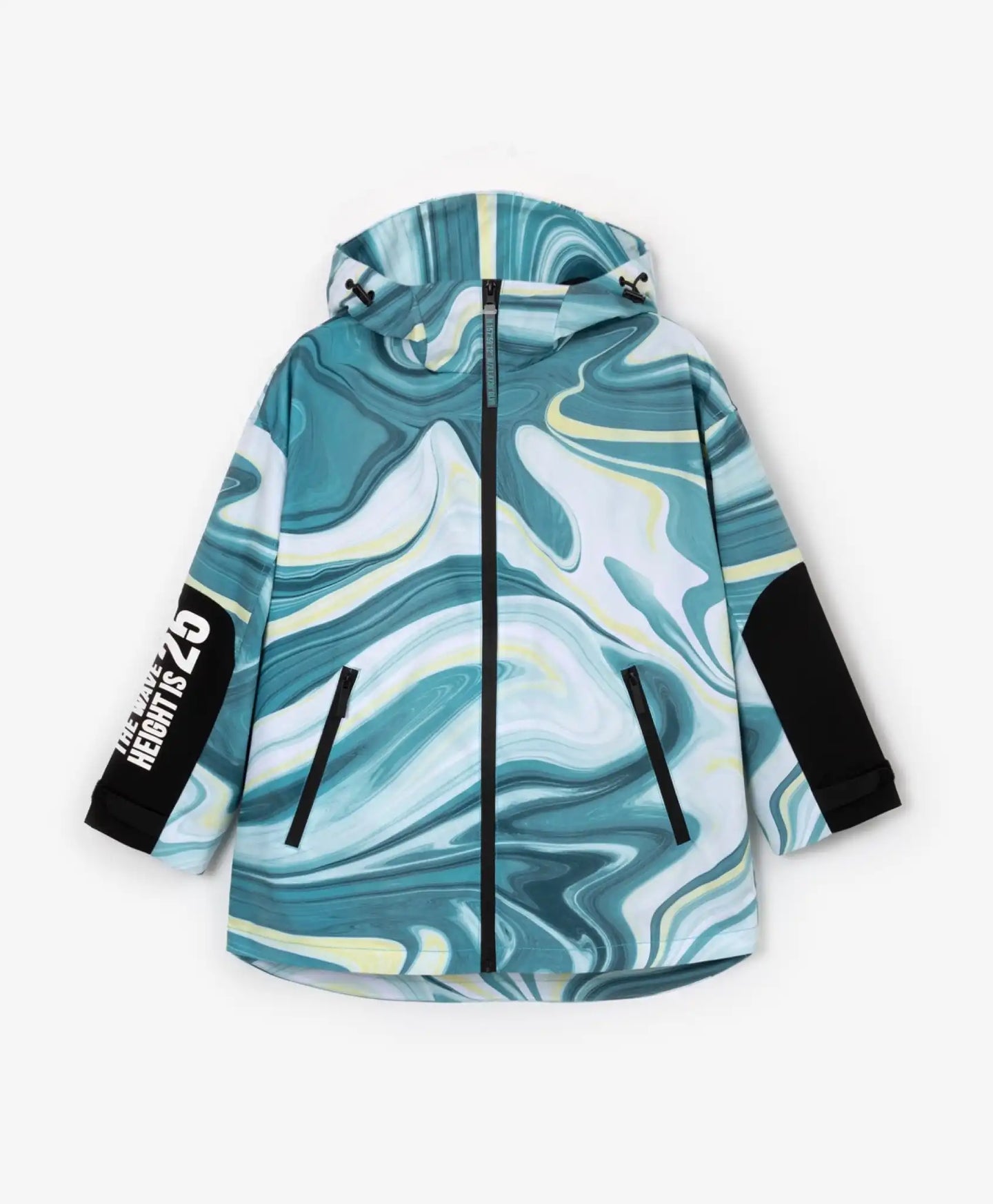 Тюркоазено яке от плътен влагоустойчив дъждобран, Gulliver