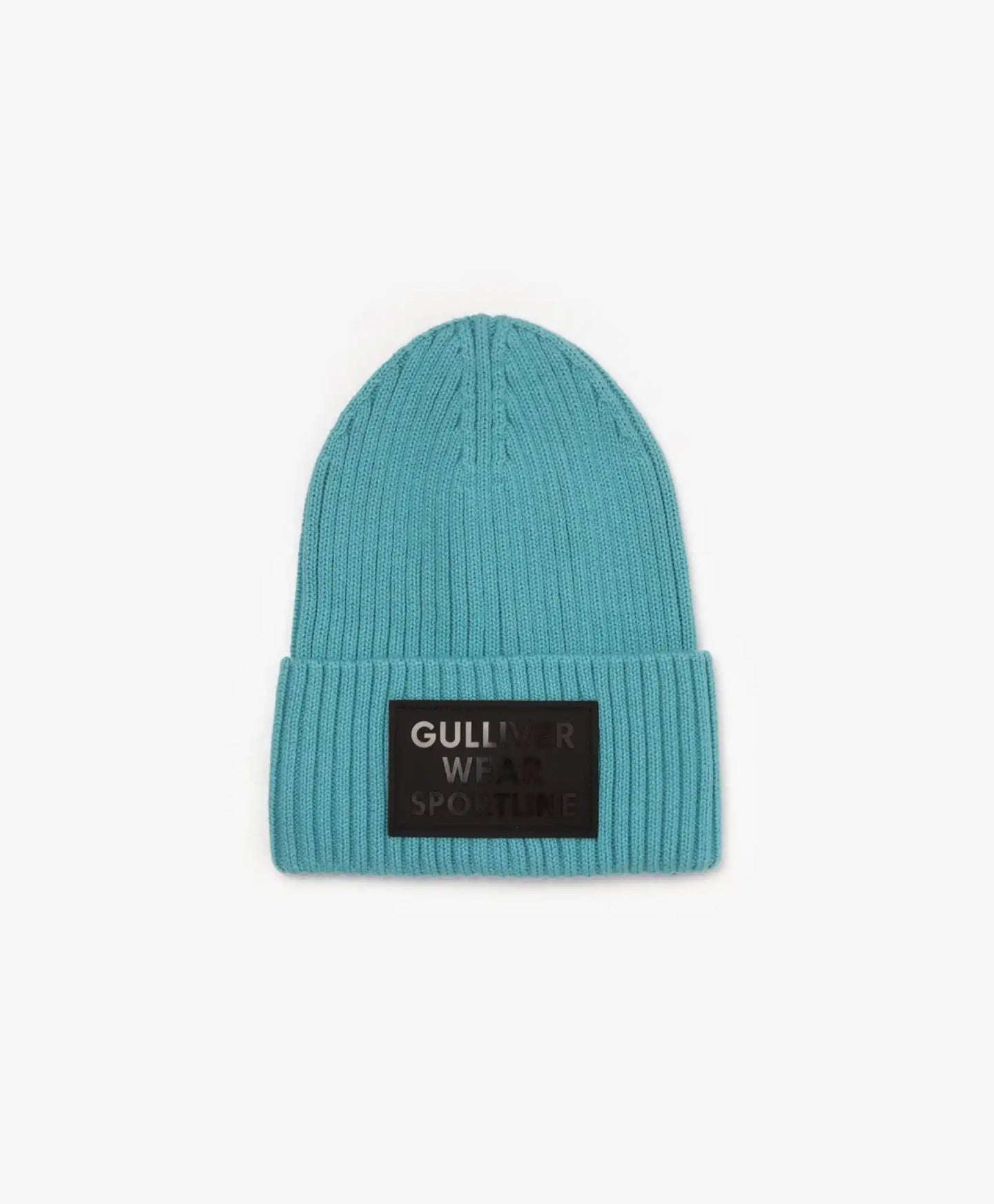 Тюркоазена плетена шапка с ревер, Gulliver