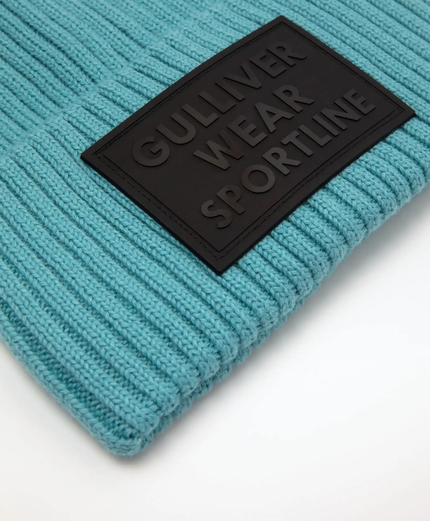 Тюркоазена плетена шапка с ревер, Gulliver