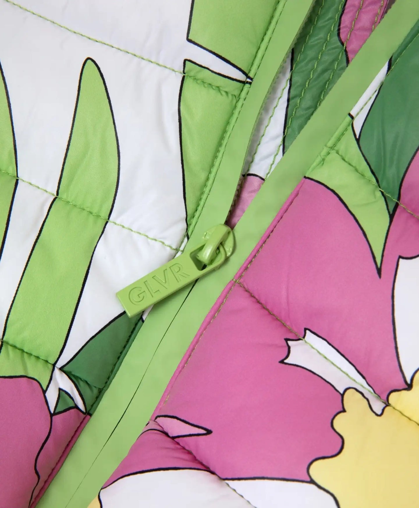 Демисезонно яке-бомбър с флорален принт с качулка, Gulliver