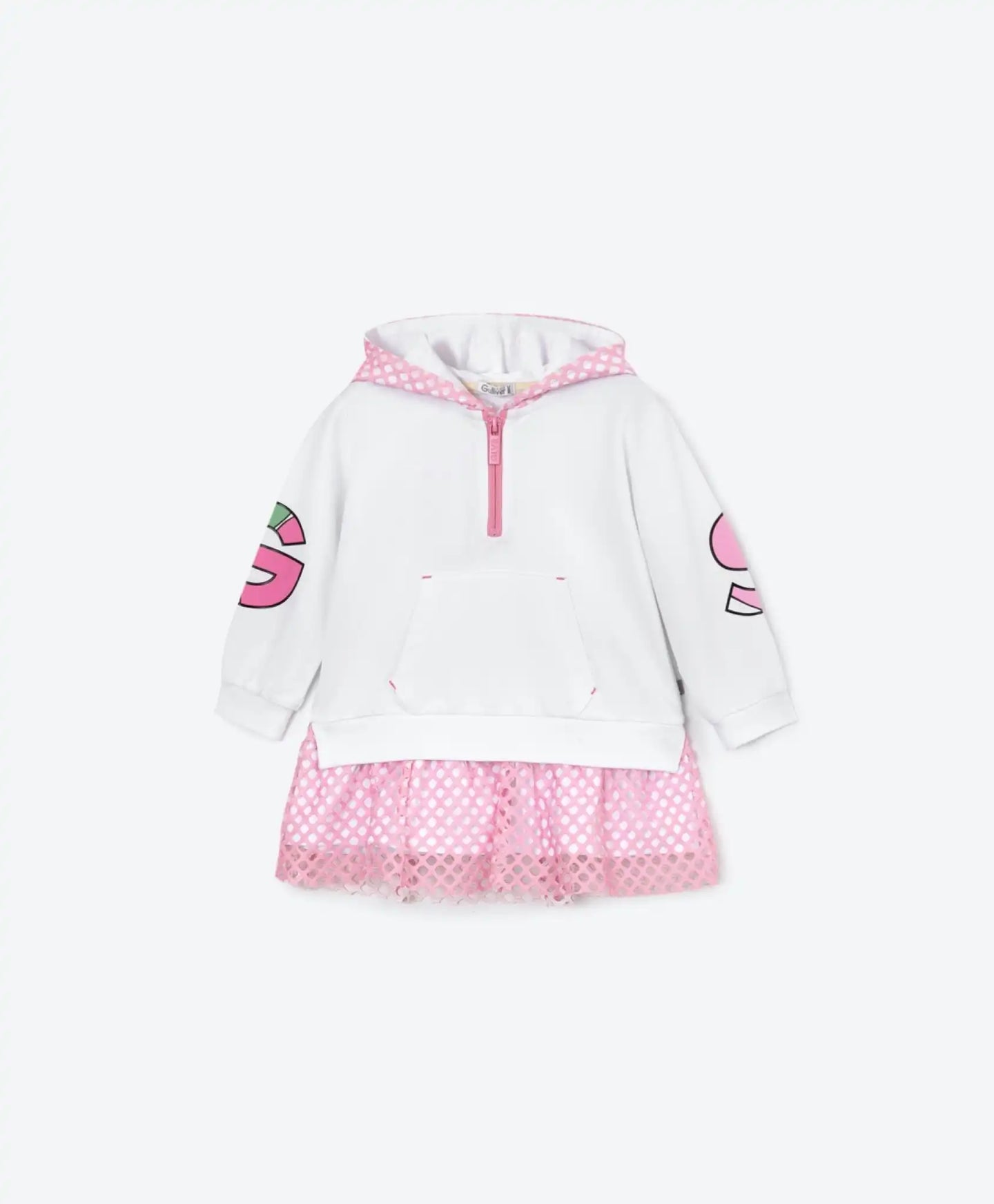 Тънка рокля с качулка - бяла, Gulliver