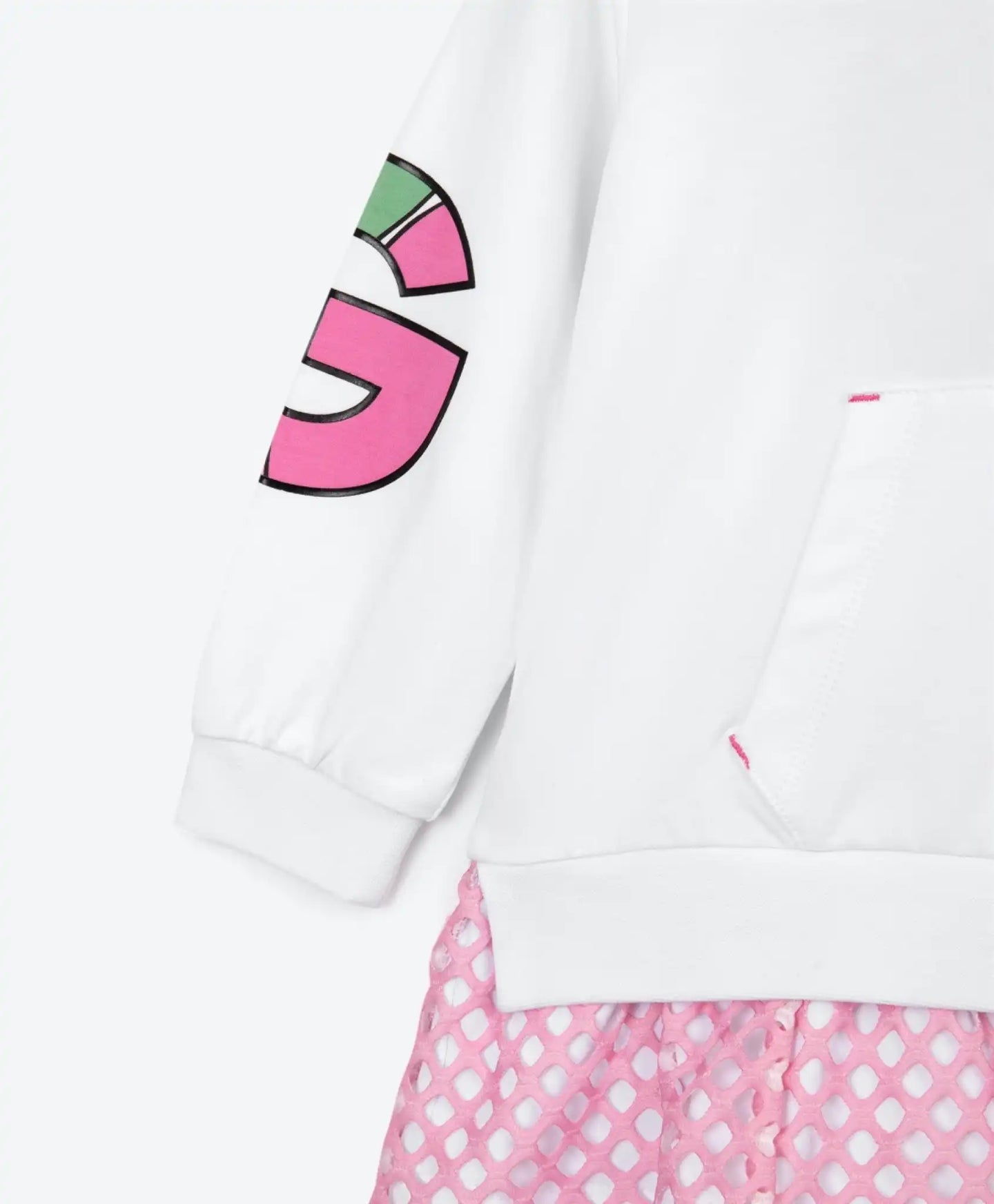 Тънка рокля с качулка - бяла, Gulliver