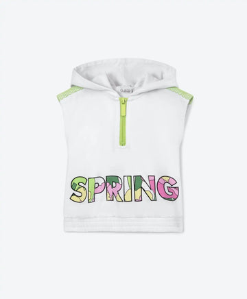 Елек с качулка - бял, Gulliver