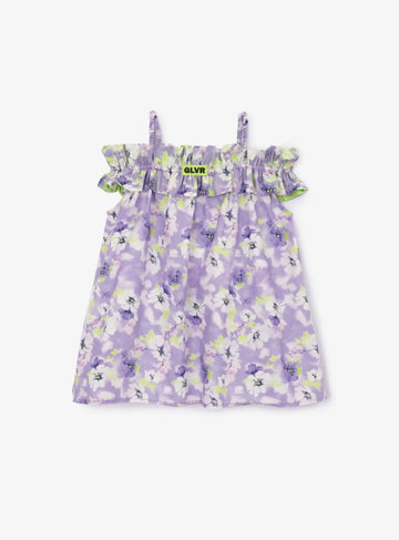 Сарафан от поплин с цветен десен на Gulliver