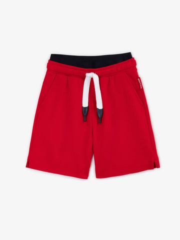 Къси панталони от пике, червени за момче на Gulliver