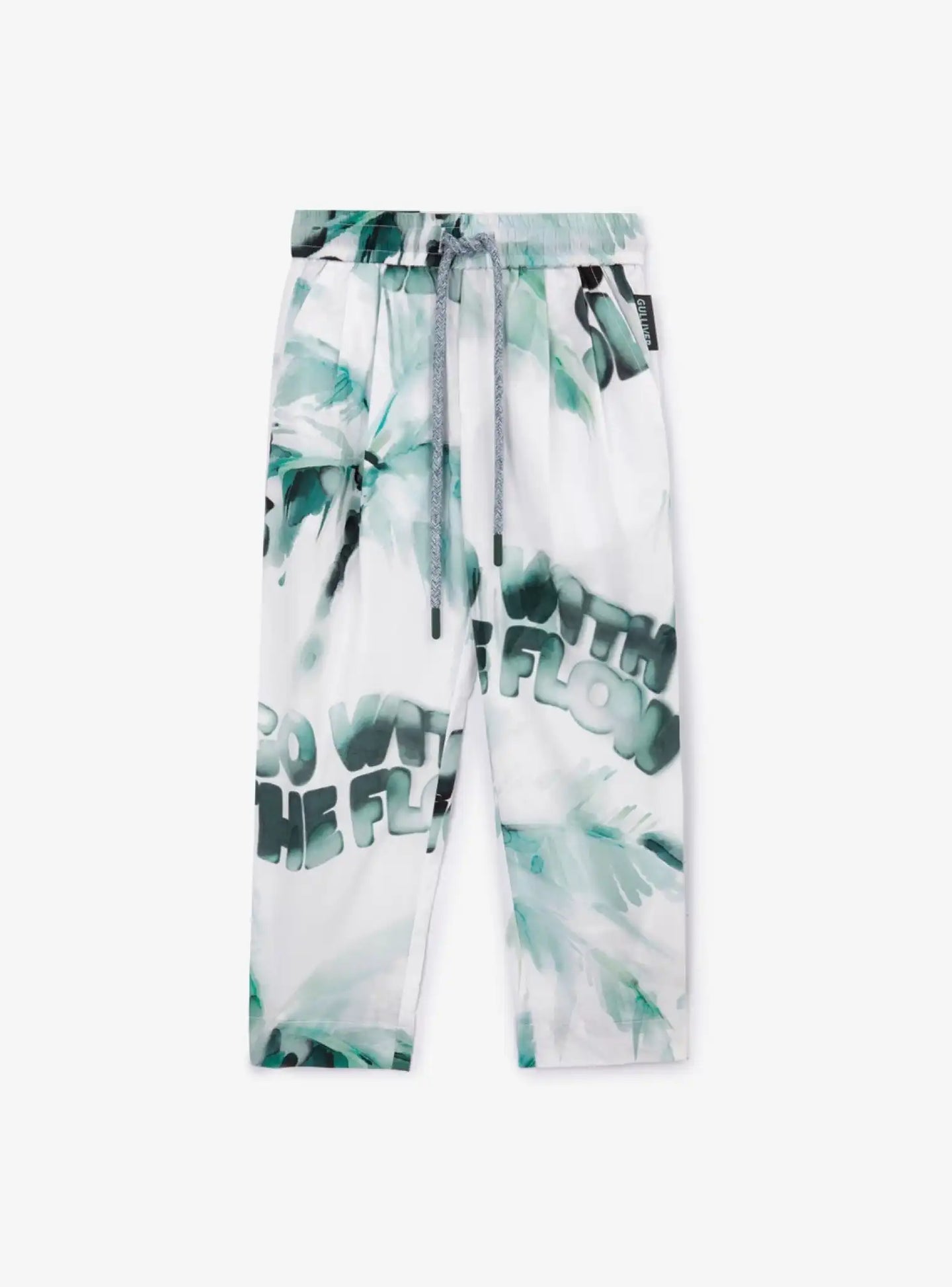 Тънки текстилни панталони с десен на Gulliver