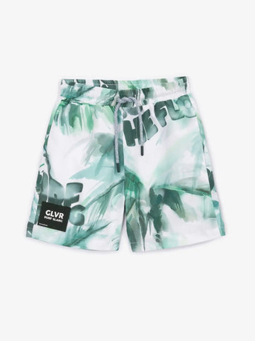 Плувни къси панталони с акварелен десен на Gulliver