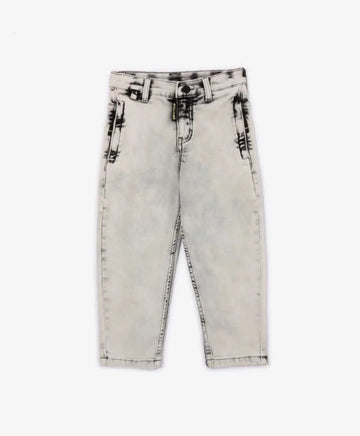 Сиви трикотажни дънки за момче Gulliver