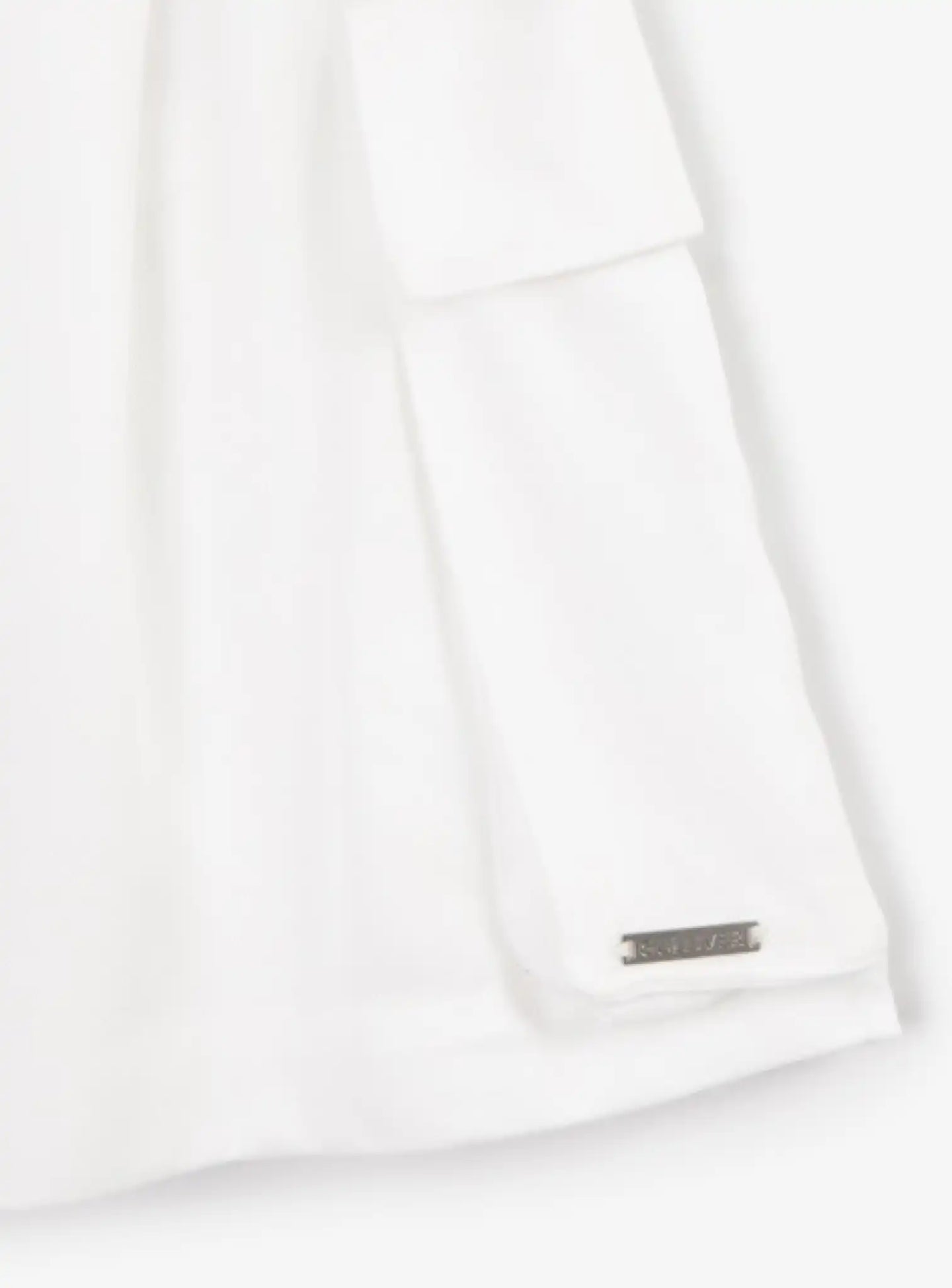 Шорти за момиче от текстил с карго джобове бели Gulliver