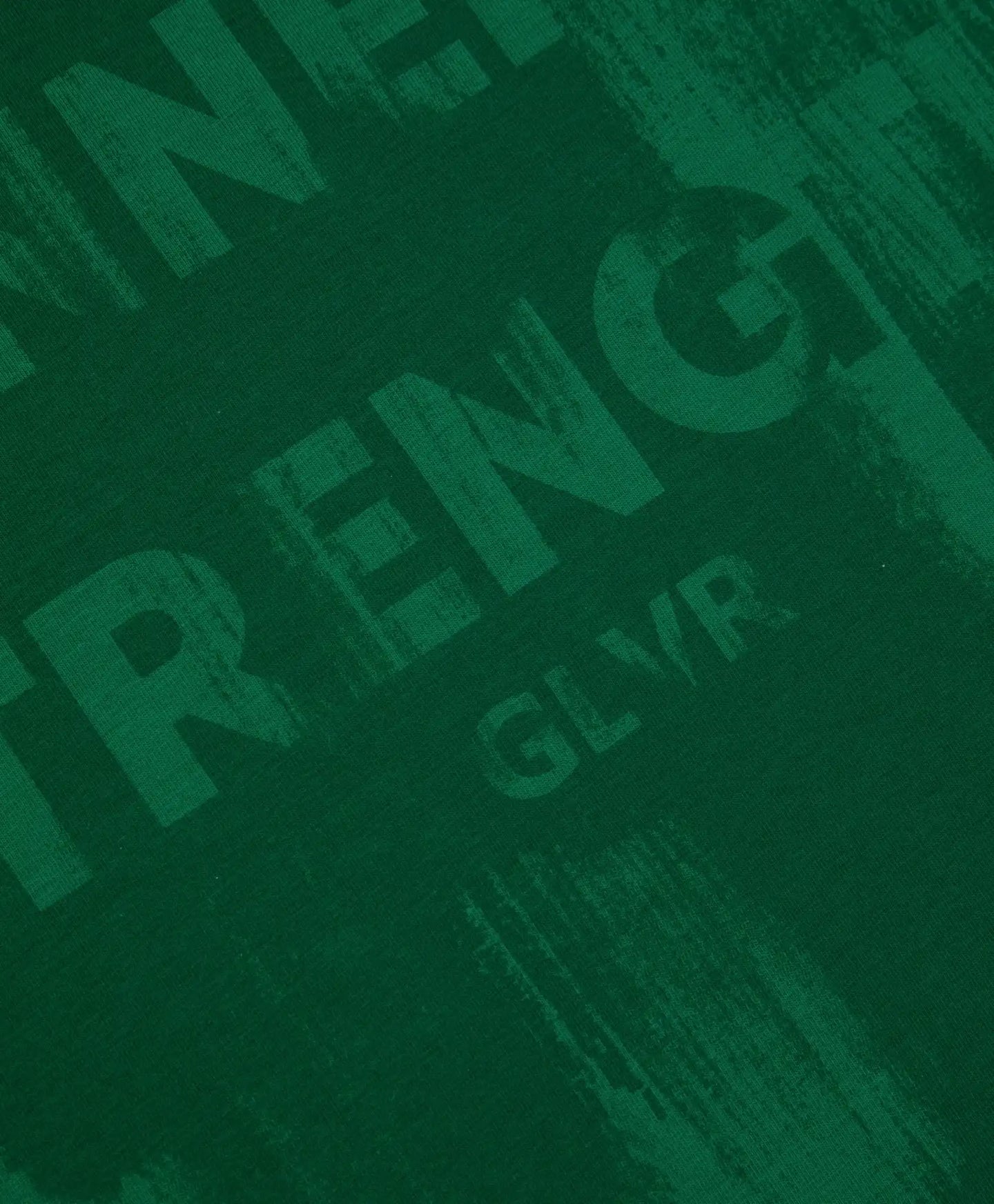 Тениска за момче с принт на гърба оверсайз зелена Gulliver