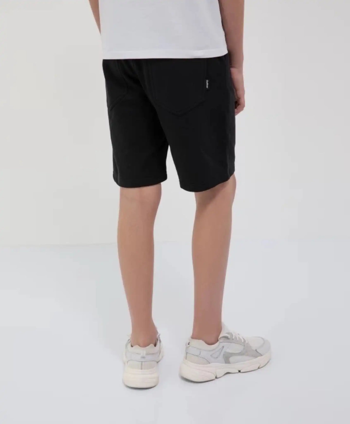 Трикотажни къси панталони с колан черни Gulliver