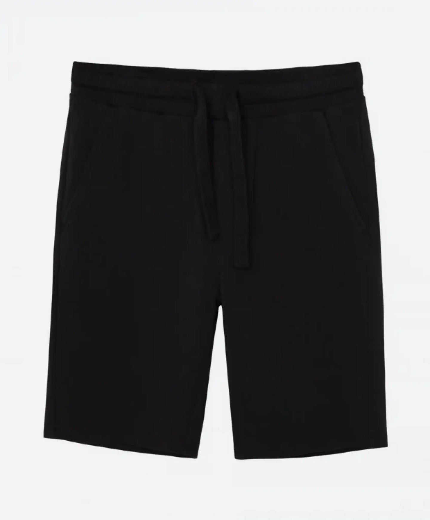 Трикотажни къси панталони с колан черни Gulliver