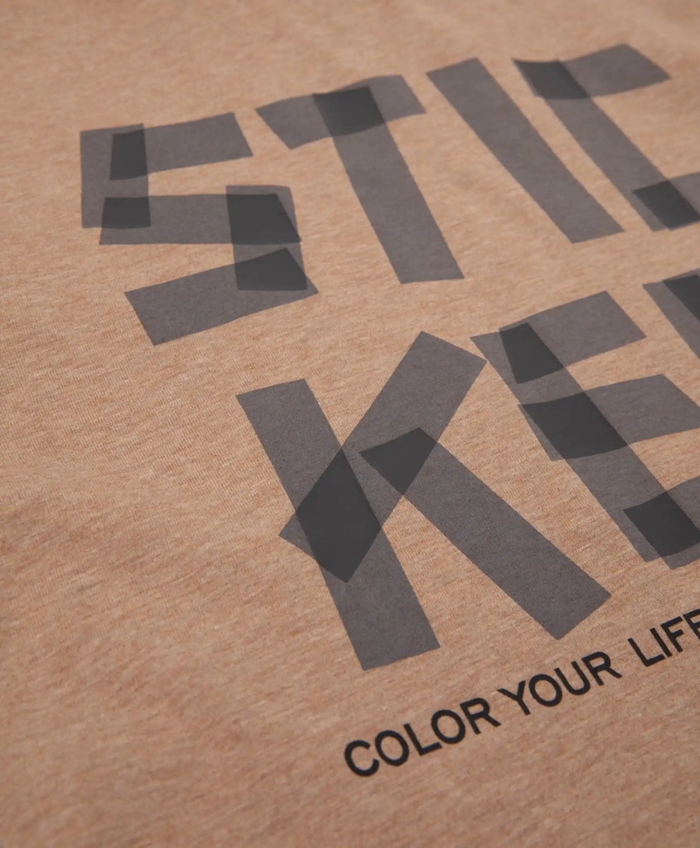 Блуза с дълъг ръкав от меланжирано трико кафяв Gulliver