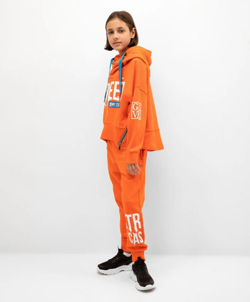 Панталон от трикотаж оранжев цвят Gulliver