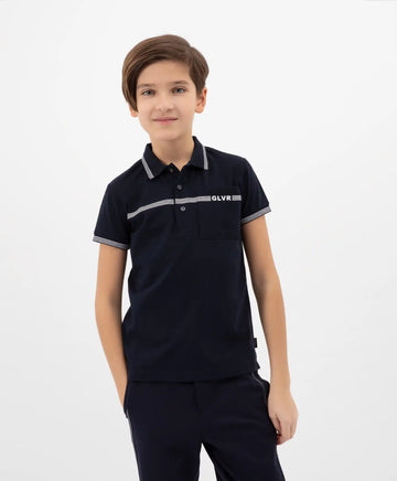 Тениска с къс ръкав синьо Gulliver