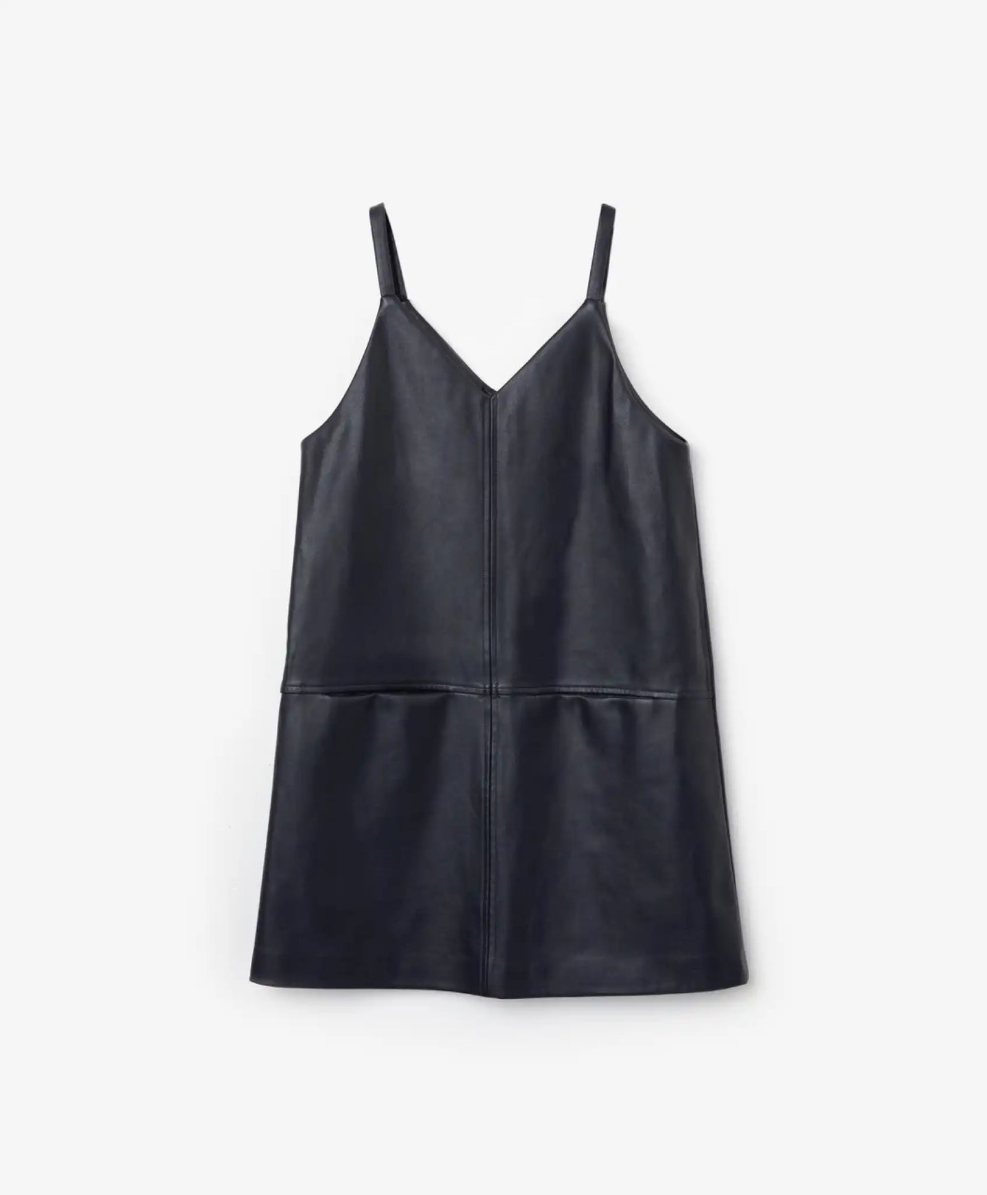 Сарафан син със синтетична кожа Gulliver