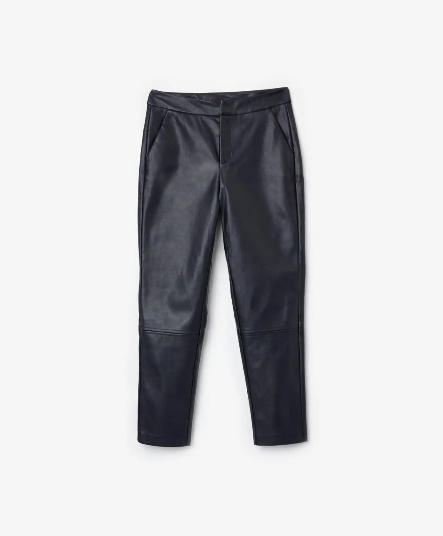 Изолиран панталон от имитация на кожа син Gulliver