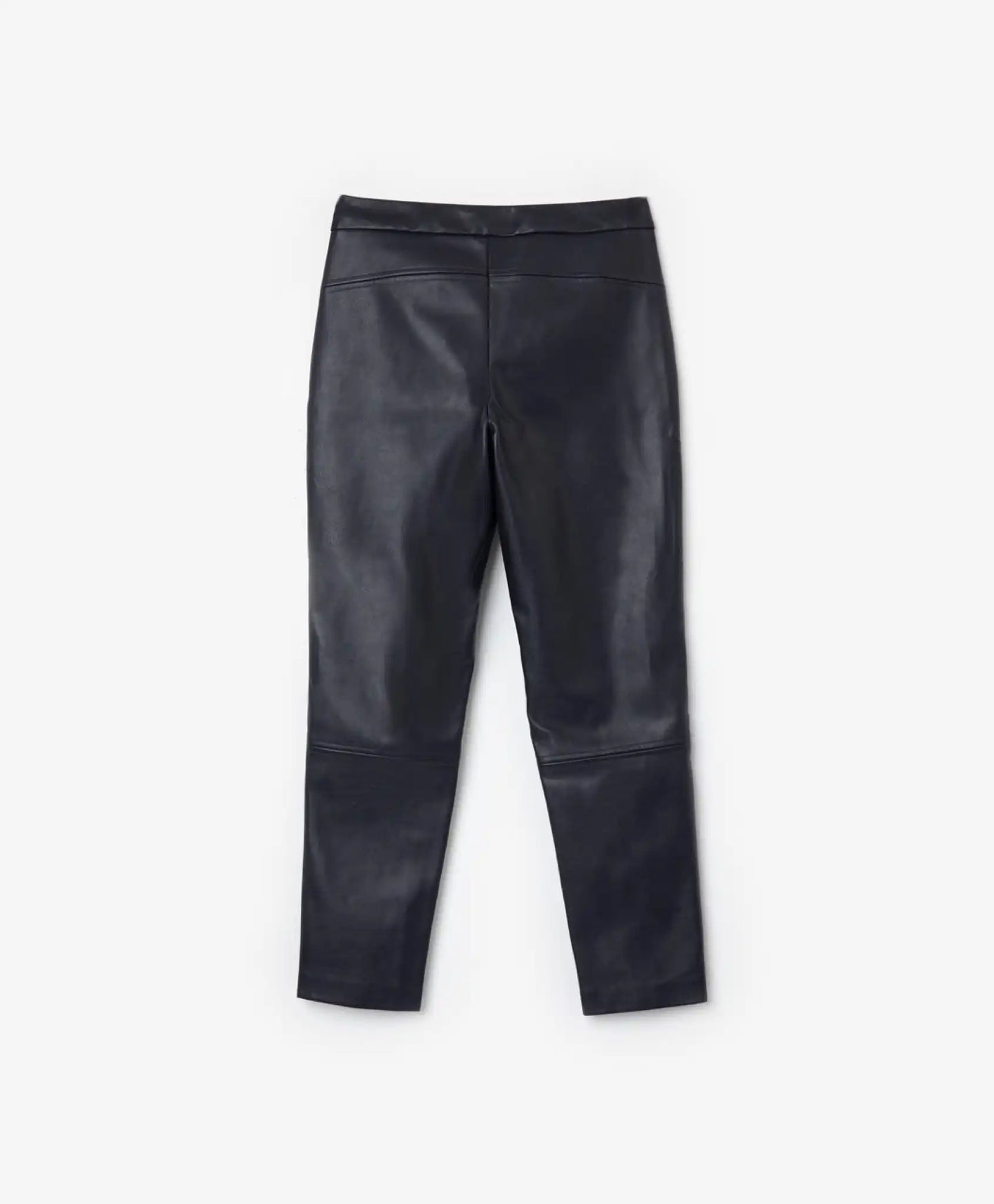 Изолиран панталон от имитация на кожа син Gulliver