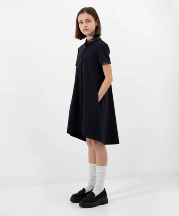 Рокля с къс ръкав синя от Gulliver