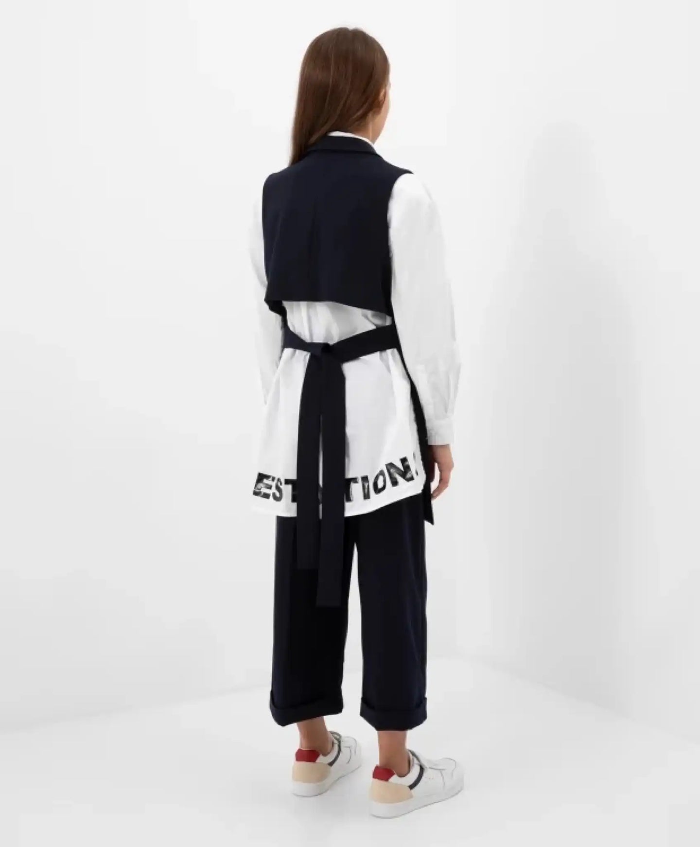 Текстилна жилетка синя от Gulliver