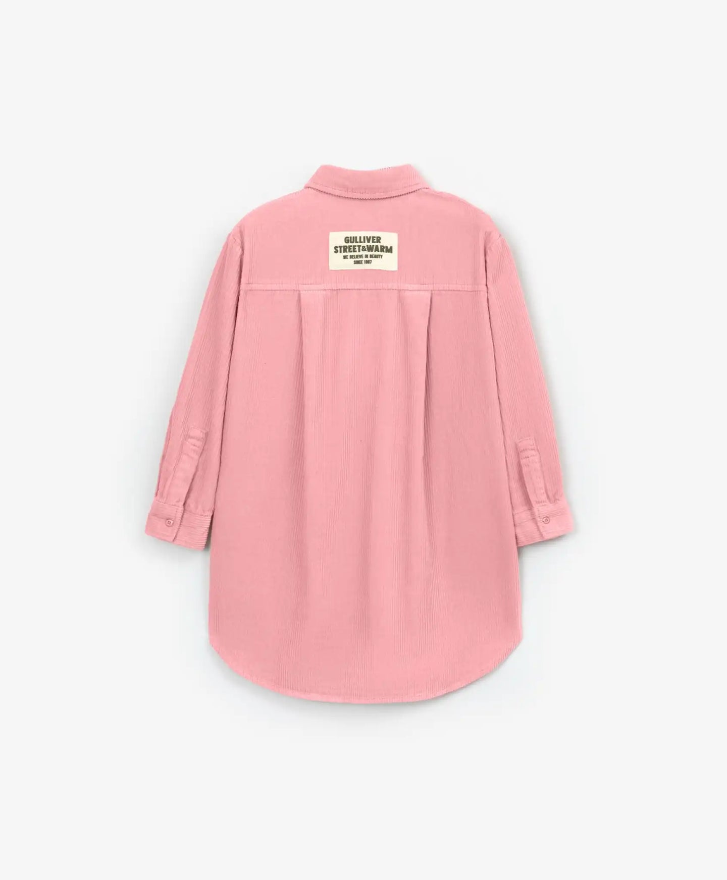 Розова рокля с надстроени джобове от Gulliver