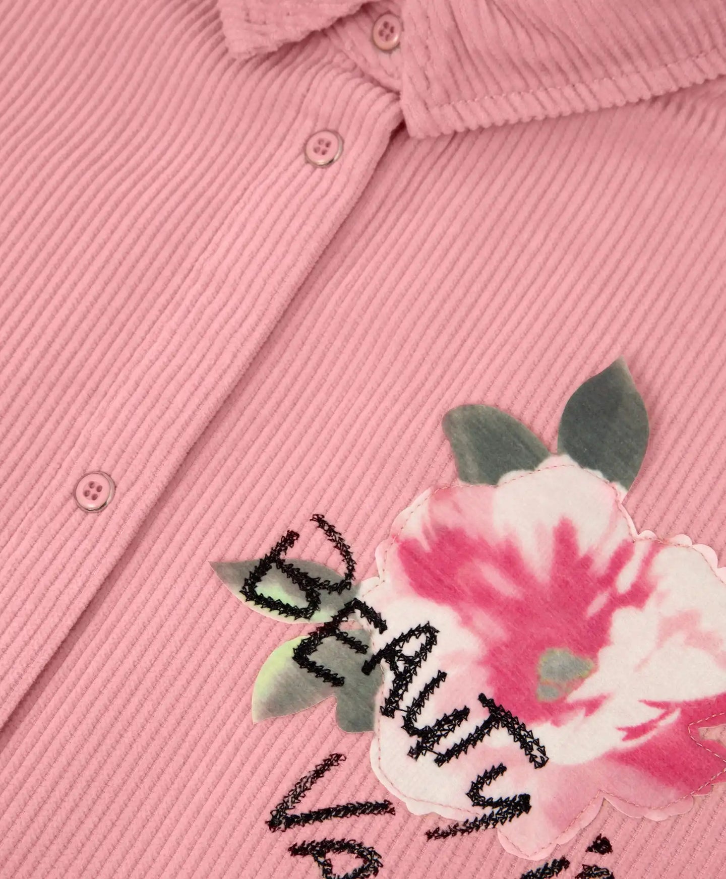 Розова рокля с надстроени джобове от Gulliver