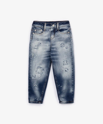 Сини дънки с флис от Gulliver