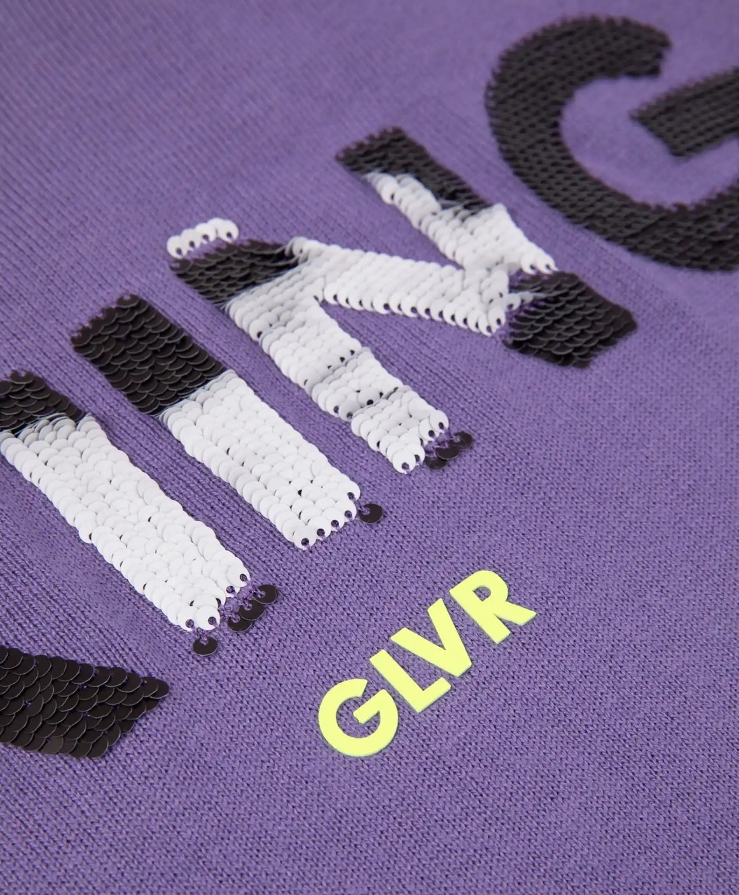 Плетен виолетов пуловер Gulliver