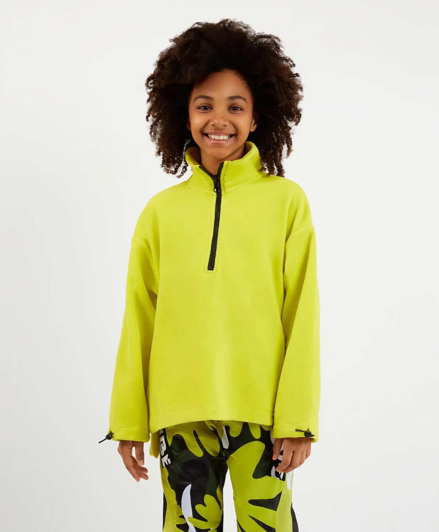 Салатова тениска с цип от Gulliver