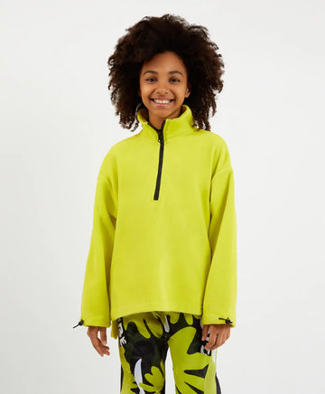 Салатова тениска с цип от Gulliver