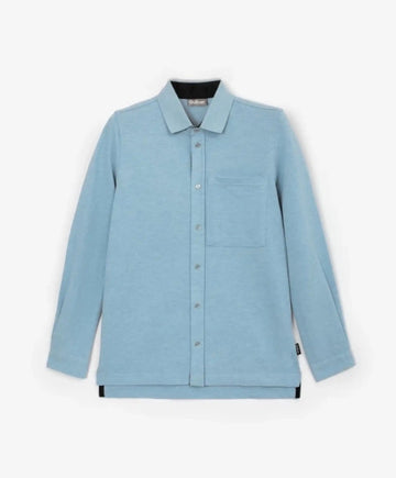 Трикотажна риза с дълъг ръкав синя - Gulliver