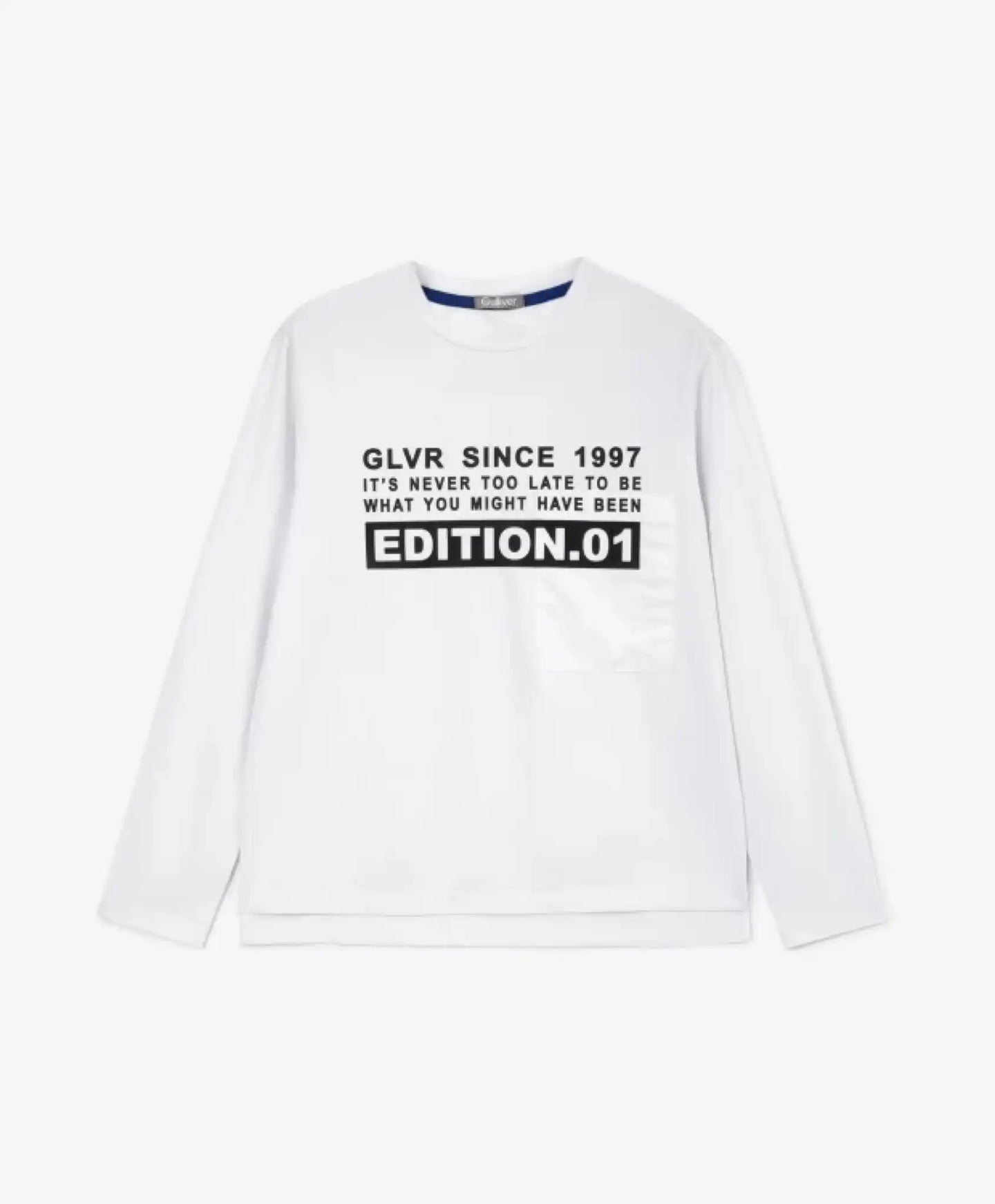 Тениска с дълъг ръкав бяла - Gulliver