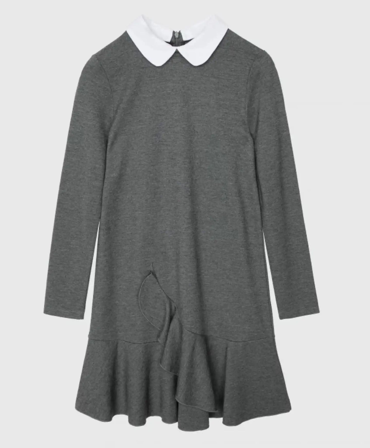 Сива рокля от джърси Gulliver