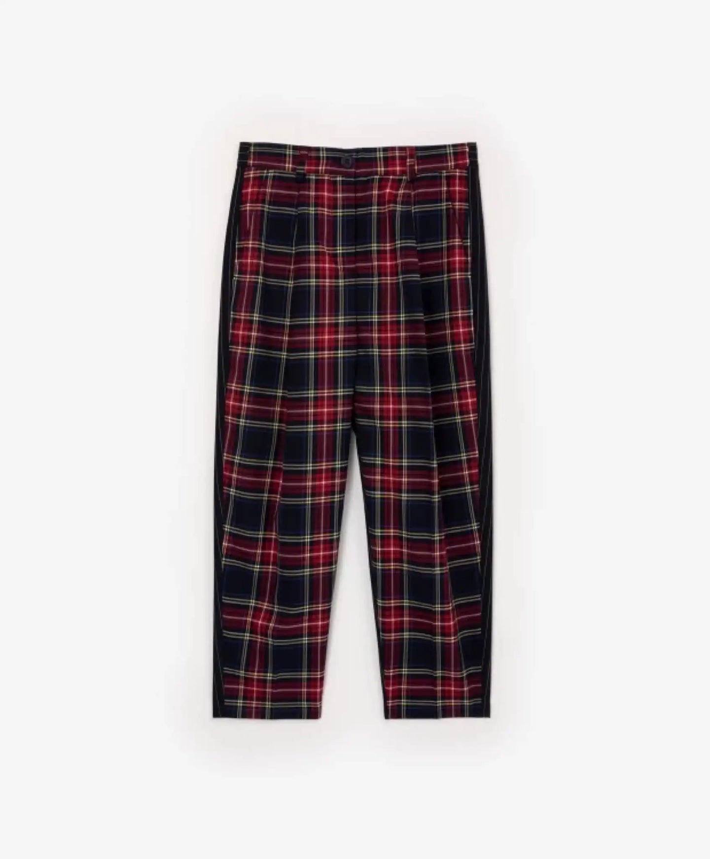 Текстилен панталон стеснен към долната част син - Gulliver