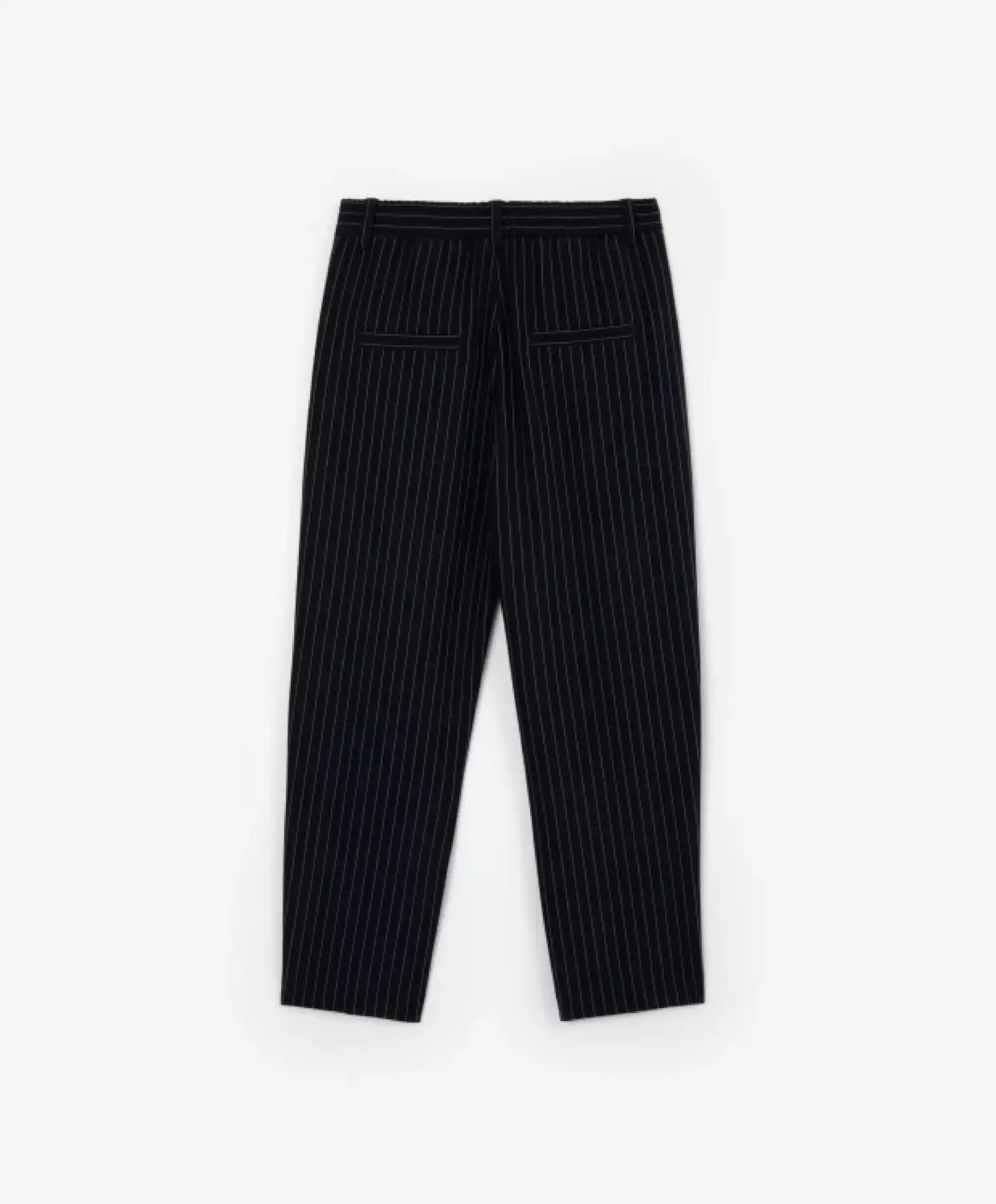 Текстилен панталон стеснен към долната част син - Gulliver