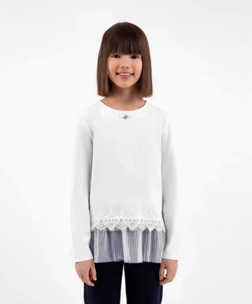 Трикотажна блуза бяла - Gulliver