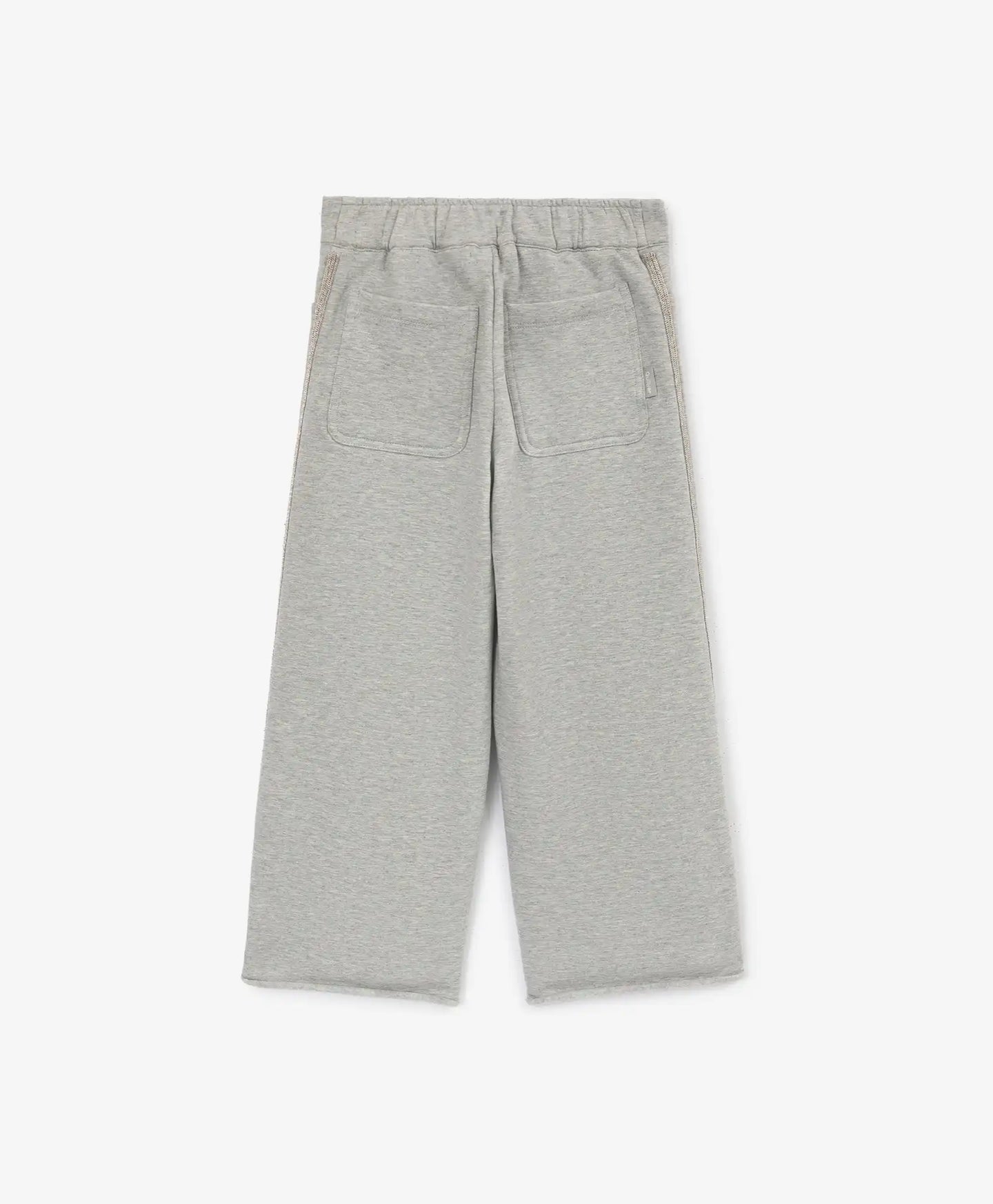 Разкроени панталони от футер сиви за момиче Gulliver