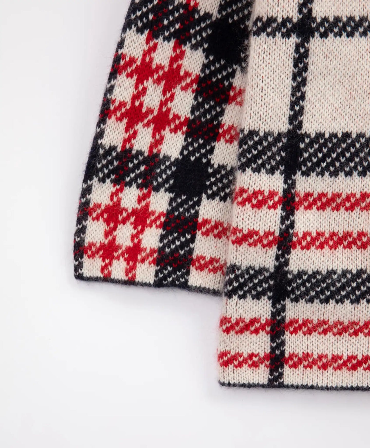 Плетен кардиган на каре мултиколор за момиче Gulliver