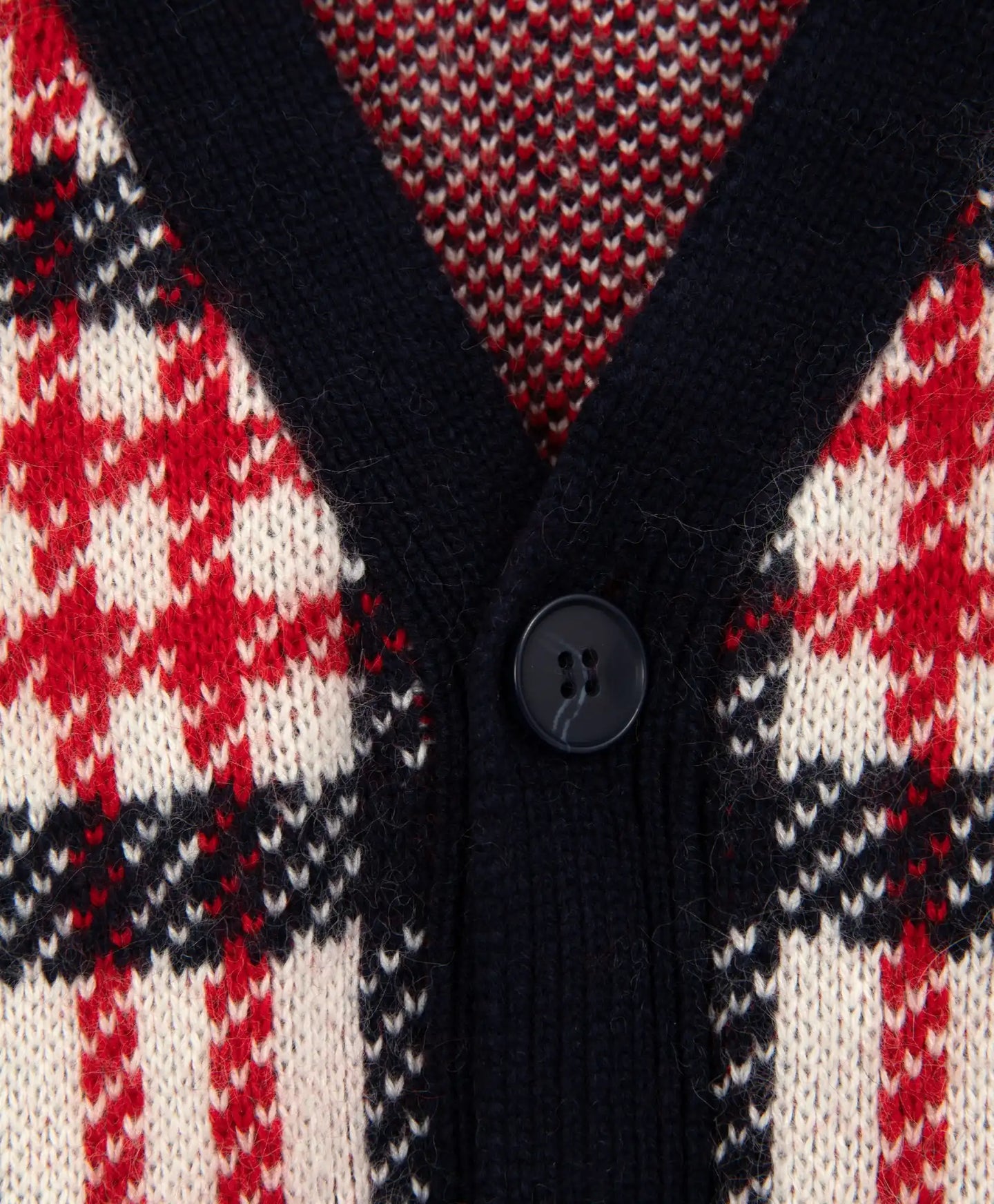 Плетен кардиган на каре мултиколор за момиче Gulliver