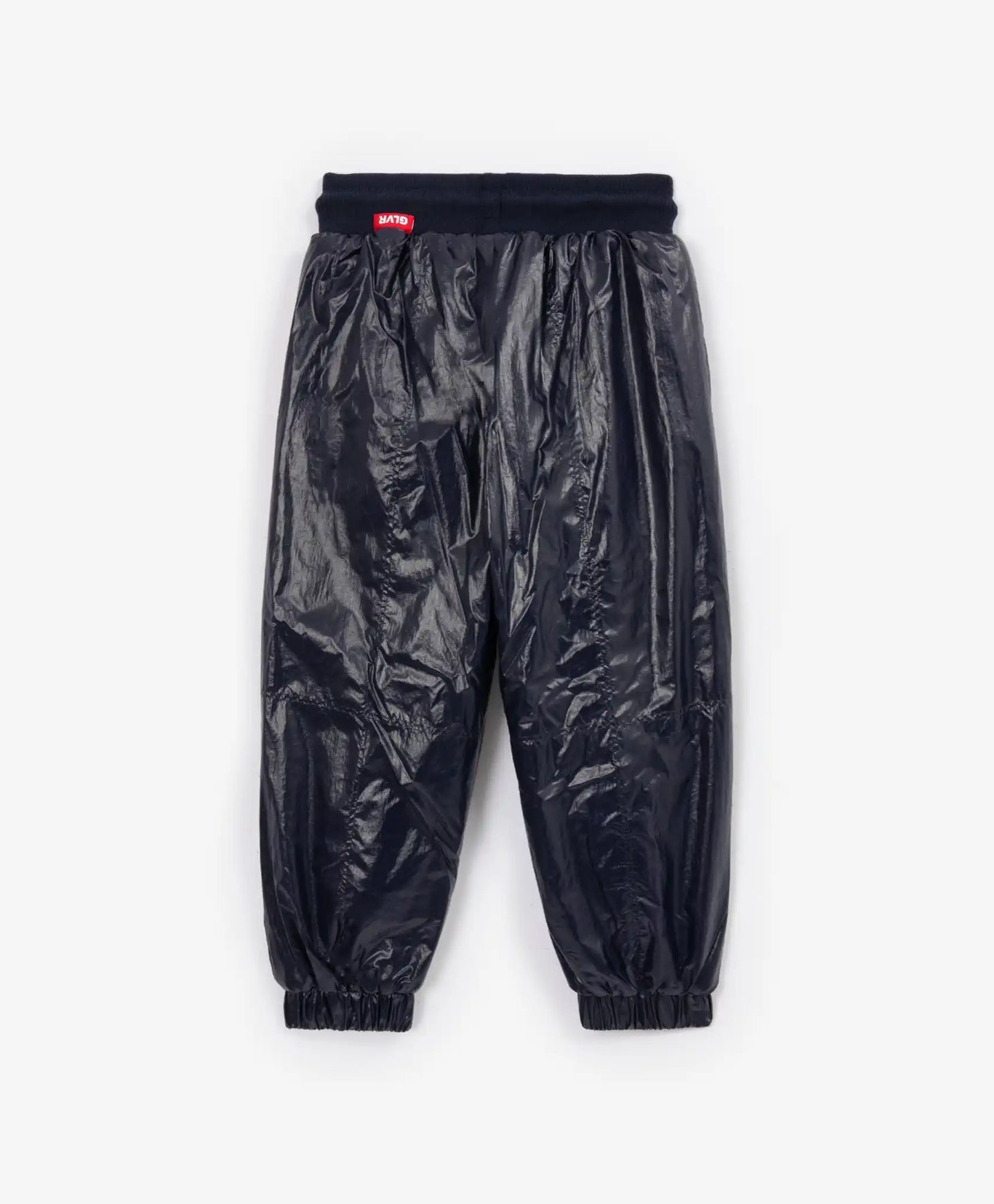 Полусезонни панталони от бляскав плат тъмносини с поларена подплата за момиче Gulliver