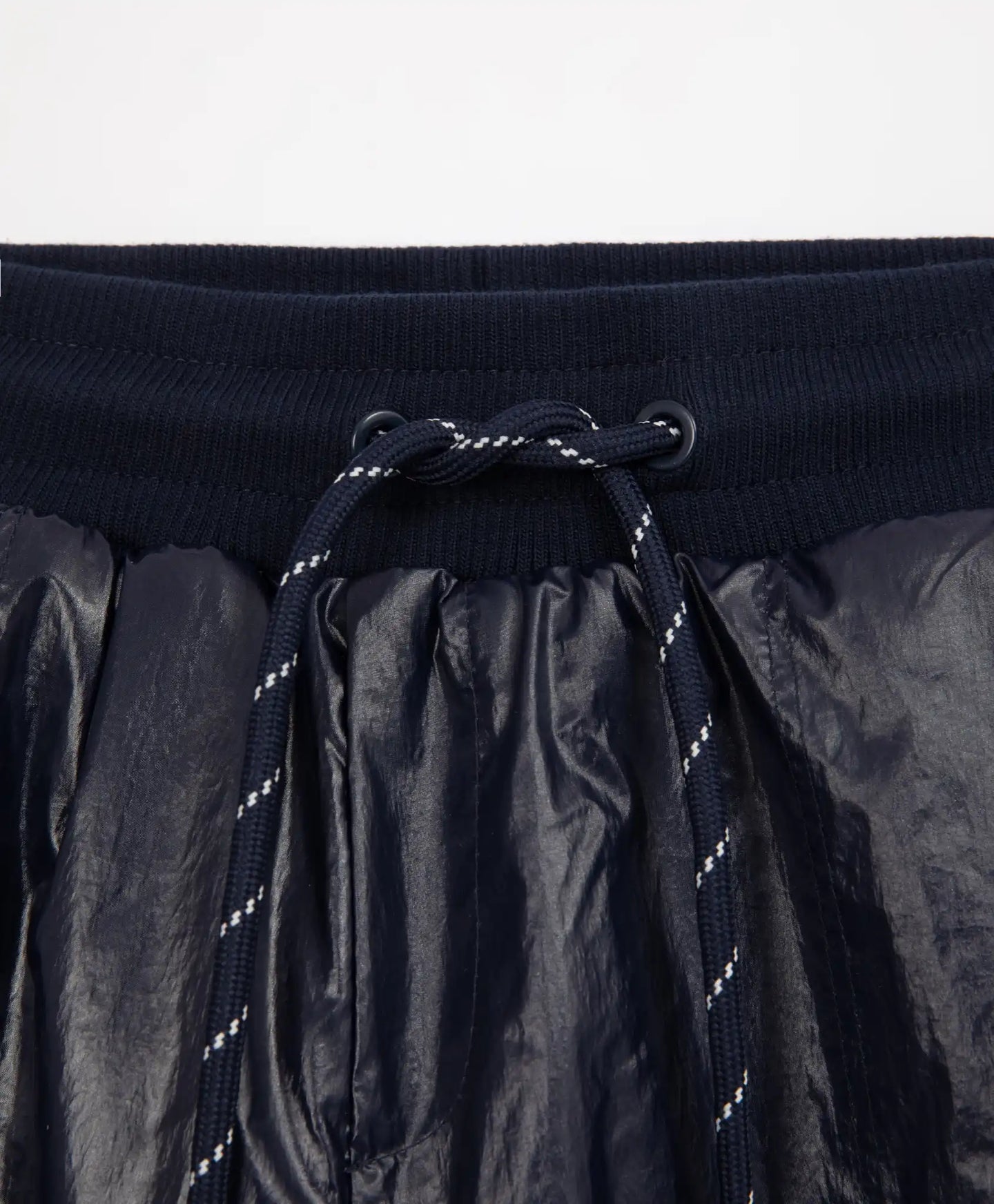 Полусезонни панталони от бляскав плат тъмносини с поларена подплата за момиче Gulliver