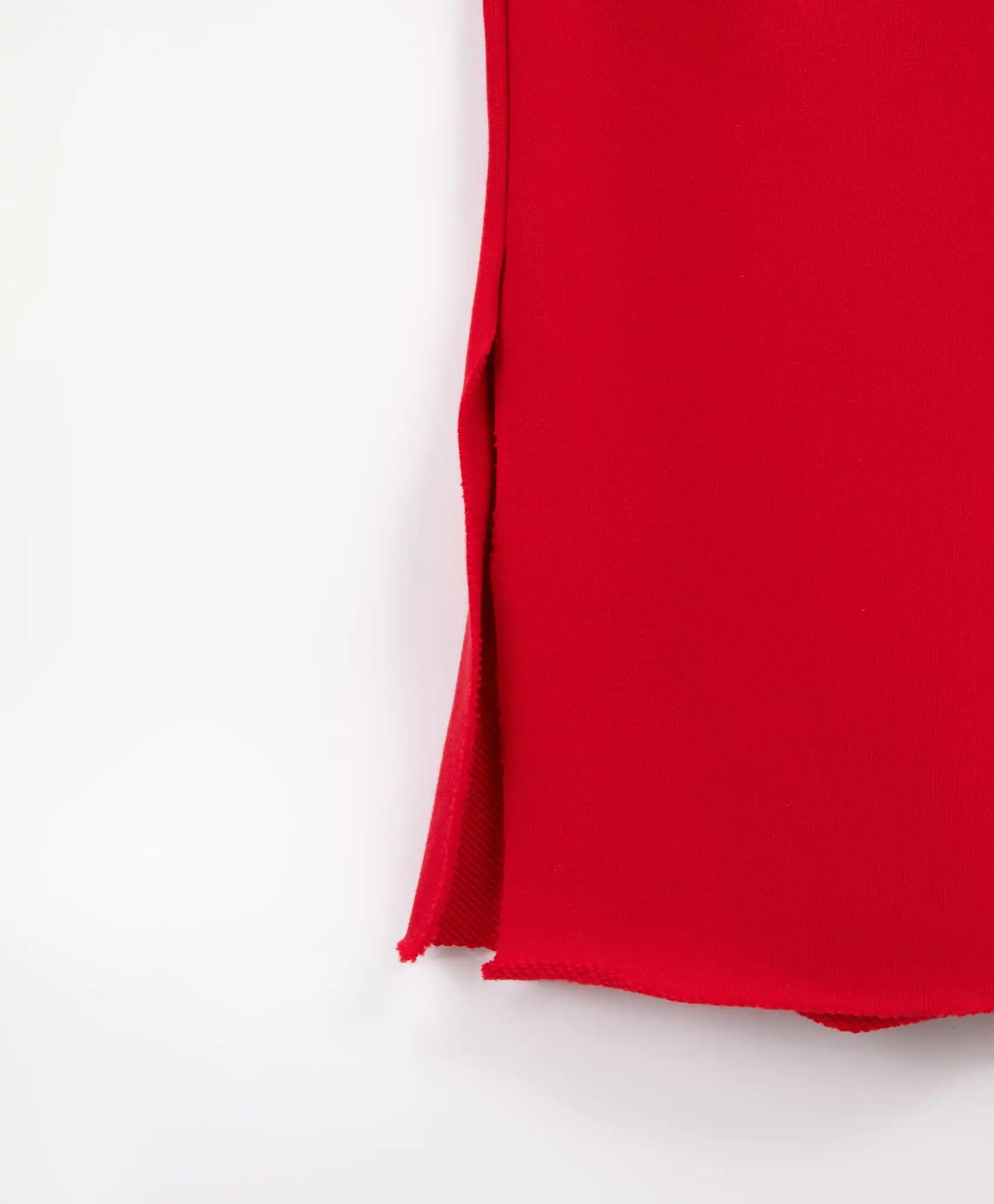 Широки панталони от футер с цепки червени за момиче Gulliver