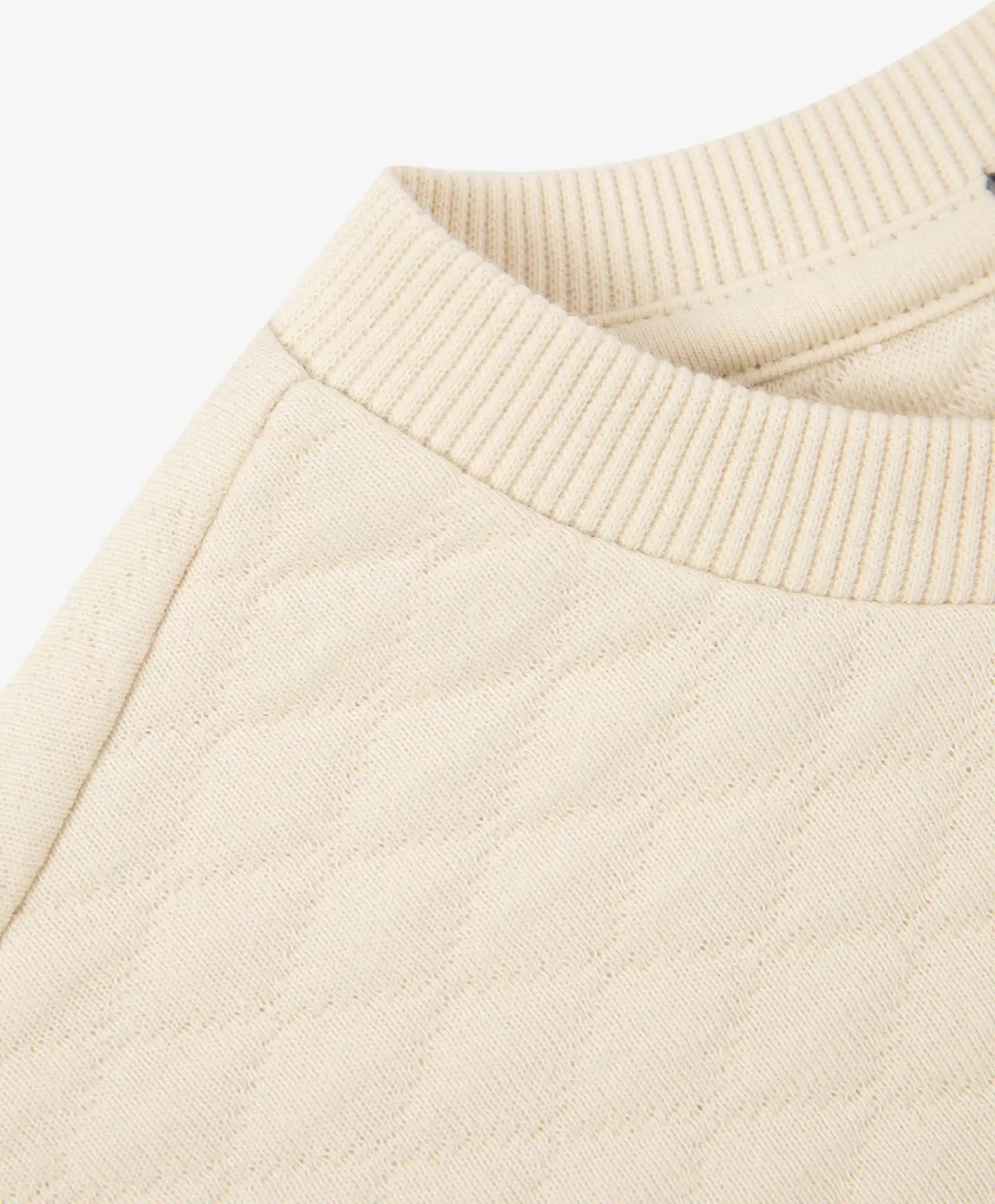 Суитшърт от капитоне кремав за момиче Gulliver