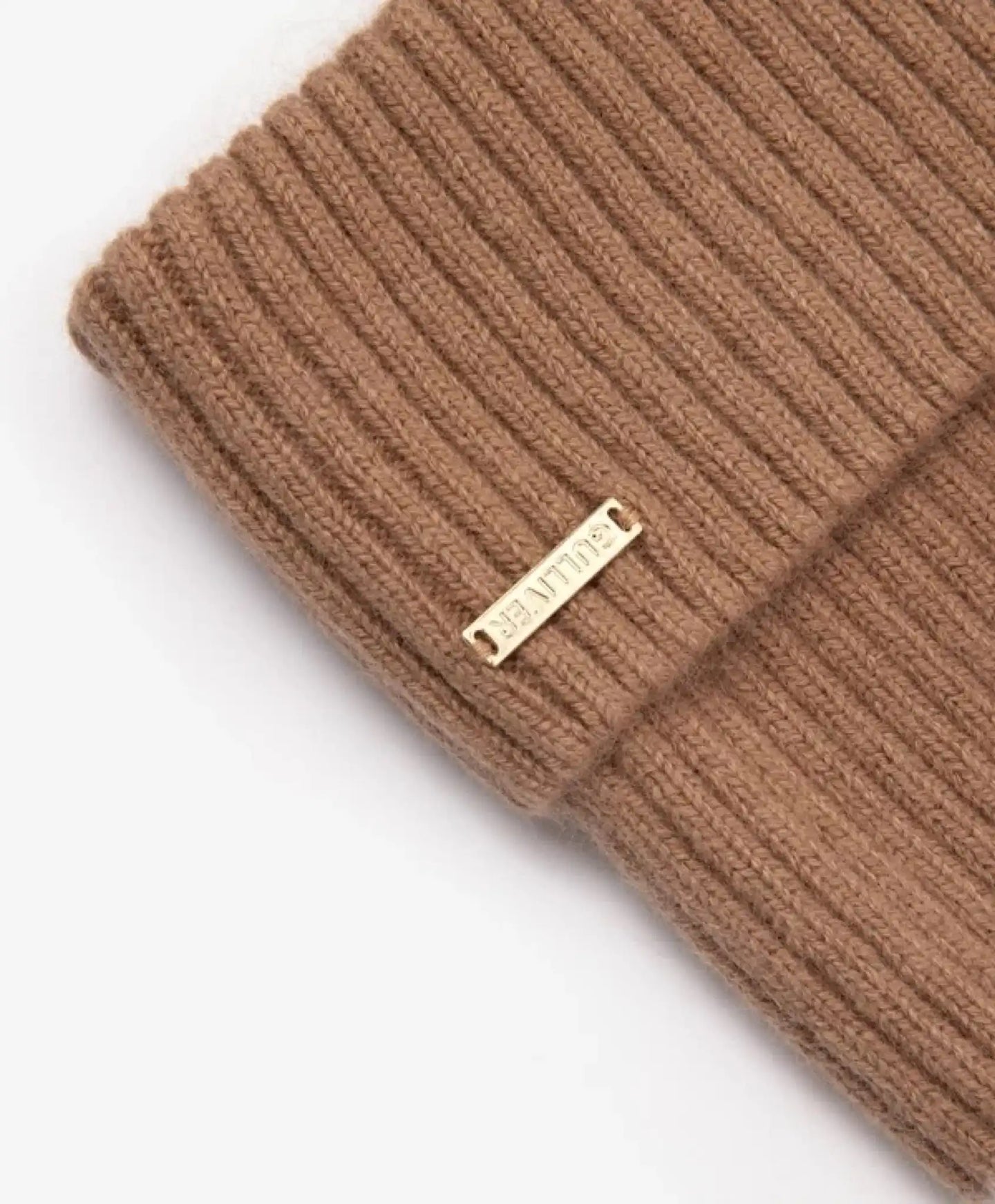 Плетена шапка кафява за момиче Gulliver